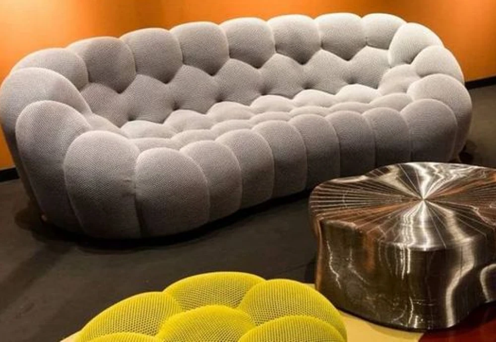 orange cloud couch