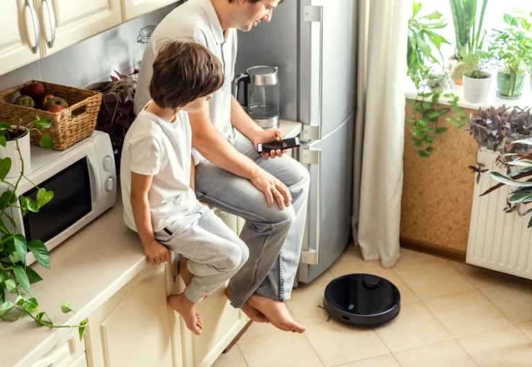 silent robot vacuum cleaner