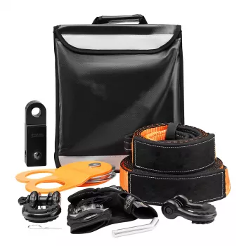 30,000 lb Tow Straps & 44,092 lb D-Rings for Recovery